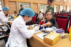 Thu nhận mẫu ADN thân nhân liệt sĩ tại đặc khu Phú Quốc