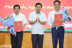Đồng ch&iacute; L&ecirc; Quốc Anh giữ chức Ph&oacute; Trưởng Ban Tổ chức Tỉnh ủy An Giang