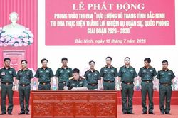 Lực lượng vũ trang tỉnh Bắc Ninh thi đua thực hiện thắng lợi nhiệm vụ quân sự, quốc phòng
