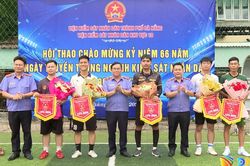 Hơn 50 vận động viên tranh tài tại Hội thao ngành Kiểm sát nhân dân