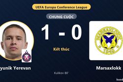 Kulikov ghi b&agrave;n muộn, Pyunik Yerevan hạ Marsaxlokk ở v&ograve;ng loại
