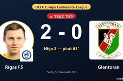 TRỰC TIẾPTrực tiếp Rīgas FS vs Glentoran: Rīgas FS nh&acirc;n đ&ocirc;i c&aacute;ch biệt