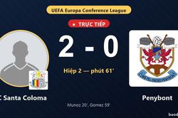 TRỰC TIẾPTrực tiếp FC Santa Coloma vs Penybont: FC Santa Coloma nh&acirc;n đ&ocirc;i c&aacute;ch biệt