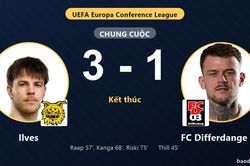 Ilves ngược d&ograve;ng, FC Differdange 03 đ&aacute;nh rơi lợi thế ở Tammela