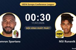 TRỰC TIẾPTrực tiếp Hamrun Spartans vs NSI Runavik: Trận đấu đang diễn ra