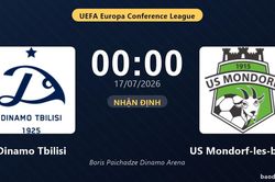 Nhận định Dinamo Tbilisi vs US Mondorf-les-bains: đội hình dự kiến
