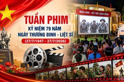 Tổ chức Tuần phim kỷ niệm 79 năm Ng&agrave;y Thương binh - Liệt sĩ