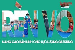 [Video] Rèn võ, nâng cao bản lĩnh cho lực lượng giữ rừng