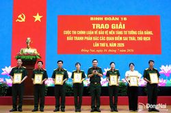 Binh đoàn 16 có 865 tác phẩm tham gia Cuộc thi chính luận bảo vệ nền tảng tư tưởng của Đảng