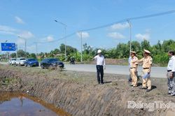 Đồng Th&aacute;p: Bảo đảm an to&agrave;n giao th&ocirc;ng tại c&aacute;c c&ocirc;ng tr&igrave;nh thi c&ocirc;ng