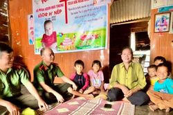 Công an xã Chư A Thai: Gần dân bằng những việc làm thiết thực