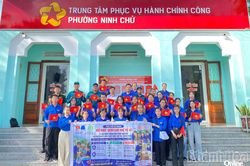 Đoàn phường Ninh Chử phối hợp triển khai mô hình 'Bình dân học vụ số'