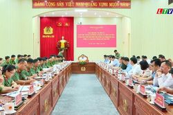 Ban Thường vụ Tỉnh ủy làm việc với Đảng ủy Công an tỉnh