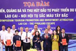 Nhiều giải ph&aacute;p c&oacute; gi&aacute; trị được đưa ra tại Tọa đ&agrave;m x&uacute;c tiến, quảng b&aacute; v&agrave; thu h&uacute;t đầu tư ph&aacute;t triển du lịch L&agrave;o Cai
