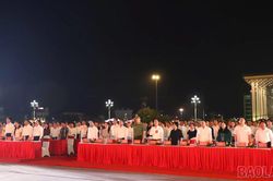 L&agrave;o Cai: Trang nghi&ecirc;m Lễ ch&agrave;o cờ tập trung cấp tỉnh