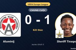 Sheriff Tiraspol thắng tối thiểu Aluminij ở v&ograve;ng loại Europa League