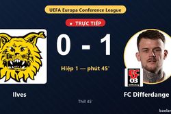 TRỰC TIẾPTrực tiếp Ilves vs FC Differdange 03: Hiệp 2 bắt đầu, FC Differdange 03 dẫn 1-0