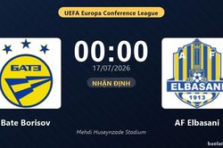 Nhận định Bate Borisov vs AF Elbasani: đội h&igrave;nh dự kiến
