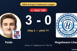 TRỰC TIẾPTrực tiếp Paide vs Hegelmann Litauen: Paide nới rộng c&aacute;ch biệt 3-0