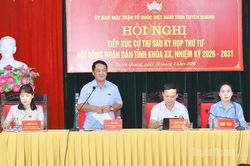 Tập trung giải quyết, có kết quả cụ thể trả lời kiến nghị của cử tri phường Nông Tiến