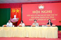 Đại biểu HĐND tỉnh tiếp xúc cử tri tại các địa phương