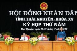 Kỳ họp thứ năm HĐND tỉnh Thái Nguyên khóa XV: Xem xét các báo cáo, tờ trình về nhiều lĩnh vực