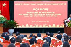 Hà Nội triển khai Đề án Thí điểm mô hình 'xã, phường xã hội chủ nghĩa'