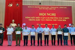 Nâng cao nhận thức toàn diện về khu vực phòng thủ cụm liên phường