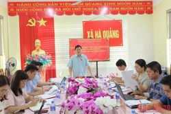 Ban Văn hóa - Xã hội, HĐND tỉnh giám sát việc thực hiện chính sách người có công tại xã Hà Quảng