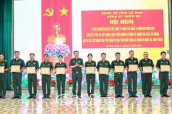 Sơ kết c&ocirc;ng t&aacute;c bảo vệ nền tảng tư tưởng của Đảng trong lực lượng vũ trang tỉnh