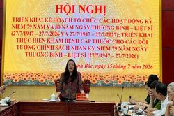 Phường Kinh Bắc triển khai nhiều hoạt động tri ân người có công dịp 27/7