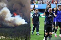 Khói cháy rừng đe dọa trận chung kết World Cup 2026