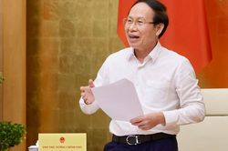 Ph&oacute; Thủ tướng L&ecirc; Tiến Ch&acirc;u chủ tr&igrave; họp về c&aacute;c đề &aacute;n của Đại học Quốc gia H&agrave; Nội