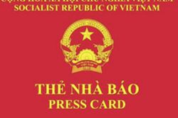 Quy định mới thủ tục cấp, đổi, cấp lại và thu hồi thẻ nhà báo