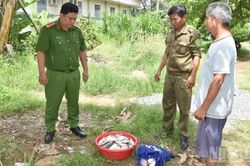 Đồng Tháp: Bắt giữ 2 đối tượng dùng xung điện đánh bắt thủy sản trái phép
