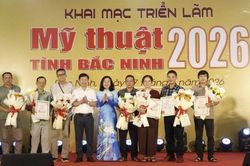 Bắc Ninh: Trưng bày 97 tác phẩm tiêu biểu tại Triển lãm mỹ thuật năm 2026