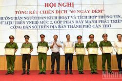 Cần Thơ cấp hơn 2,7 triệu t&agrave;i khoản định danh điện tử mức 2 sau chiến dịch 60 ng&agrave;y đ&ecirc;m