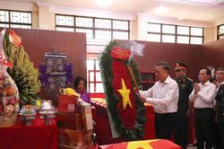 Tổng B&iacute; thư, Chủ tịch nước: Mỗi h&agrave;i cốt liệt sĩ được t&igrave;m thấy l&agrave; sự trở về của một phần lịch sử