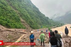 Mưa lũ chia cắt nhiều tuyến đường ở Sơn La, thiệt hại hàng tỷ đồng