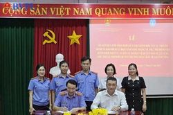 VKSND Khu vực 11, TP Hồ Chí Minh ký kết Quy chế phối hợp với BHXH cơ sở Tam Thắng