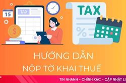 [Infographic] Hướng dẫn nộp online tờ khai thuế TNCN, thuế GTGT quý 2/2026