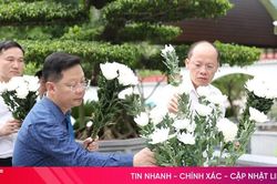 Đoàn lãnh đạo TP Hải Phòng và tỉnh Lai Châu dâng hương tưởng niệm tại Hà Tĩnh