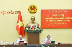 Hội nghị Ban Thường vụ Đảng ủy Quốc hội về c&ocirc;ng t&aacute;c tổ chức, c&aacute;n bộ