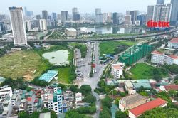Đường nối Phạm Hùng - Lê Đức Thọ vẫn dang dở vì vướng mặt bằng