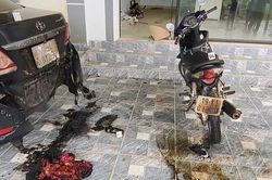 Vụ ô tô đỗ sân nhà bất ngờ bốc cháy: Manh mối từ chiếc camera an ninh