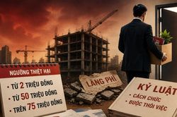 Cán bộ gây lãng phí trên 75 triệu đồng có thể bị cách chức: Không nên chỉ nhìn vào số tiền thiệt hại