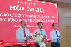 Chánh án TAND tỉnh Cà Mau được chỉ định tham gia BCH Đảng bộ tỉnh