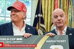 Tổng thống Mỹ Donald Trump sẽ dự khán trận chung kết World Cup 2026