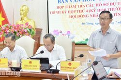 An Giang thẩm tra 2 nghị quyết về kinh phí giáo dục