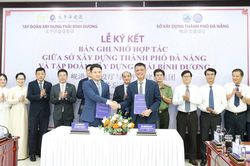 Sở Xây dựng thành phố Đà Nẵng ký kết hợp tác với Tập đoàn Xây dựng Thái Bình Dương